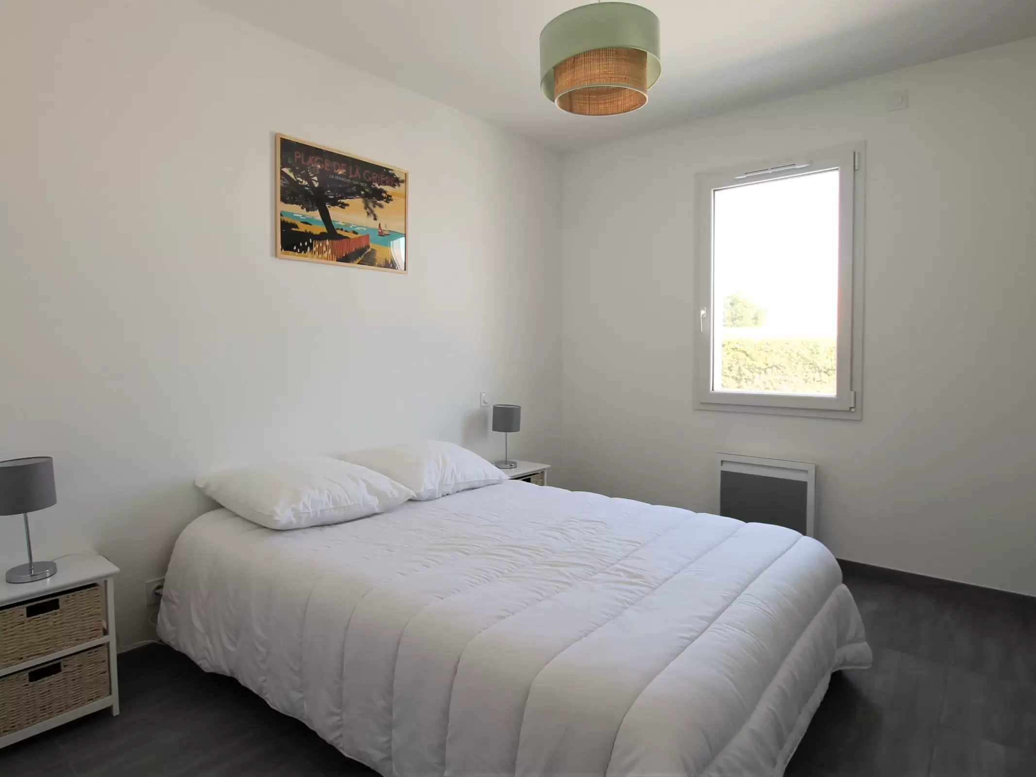 Chambre 2 Lit 140 de la Villa Althéa